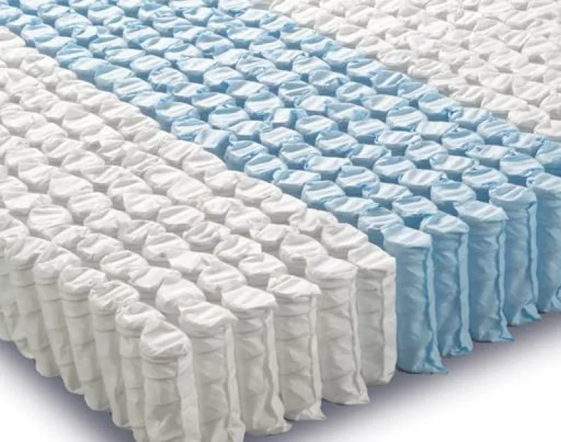 Pocket spring nonwoven